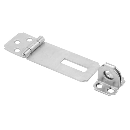 Prime-Line Safety Hasp, 3-1/2 in., Steel Construction, Zinc-Plated Finish Single Pack MP5057-1